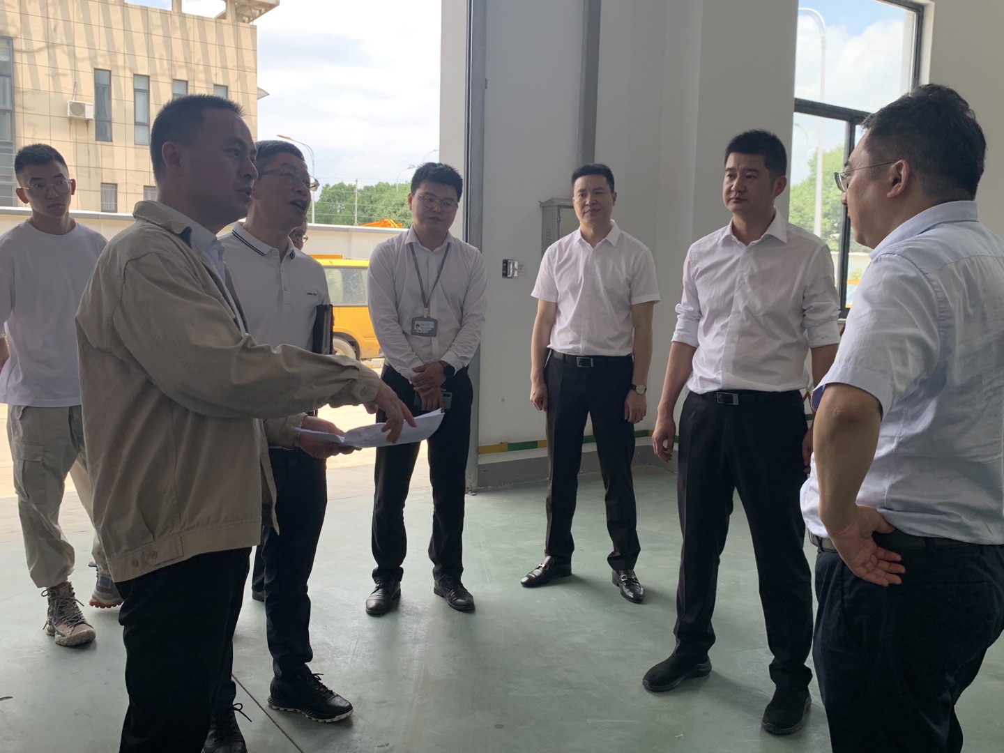 吳江供電公司蒞臨普元電力檢查指導